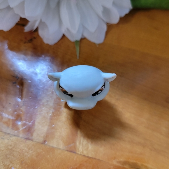 Littlest Pet Shop LPS #1-148 Hippo Blue Mini Carlie Hippocampo Brown Eyes - Picture 5 of 9